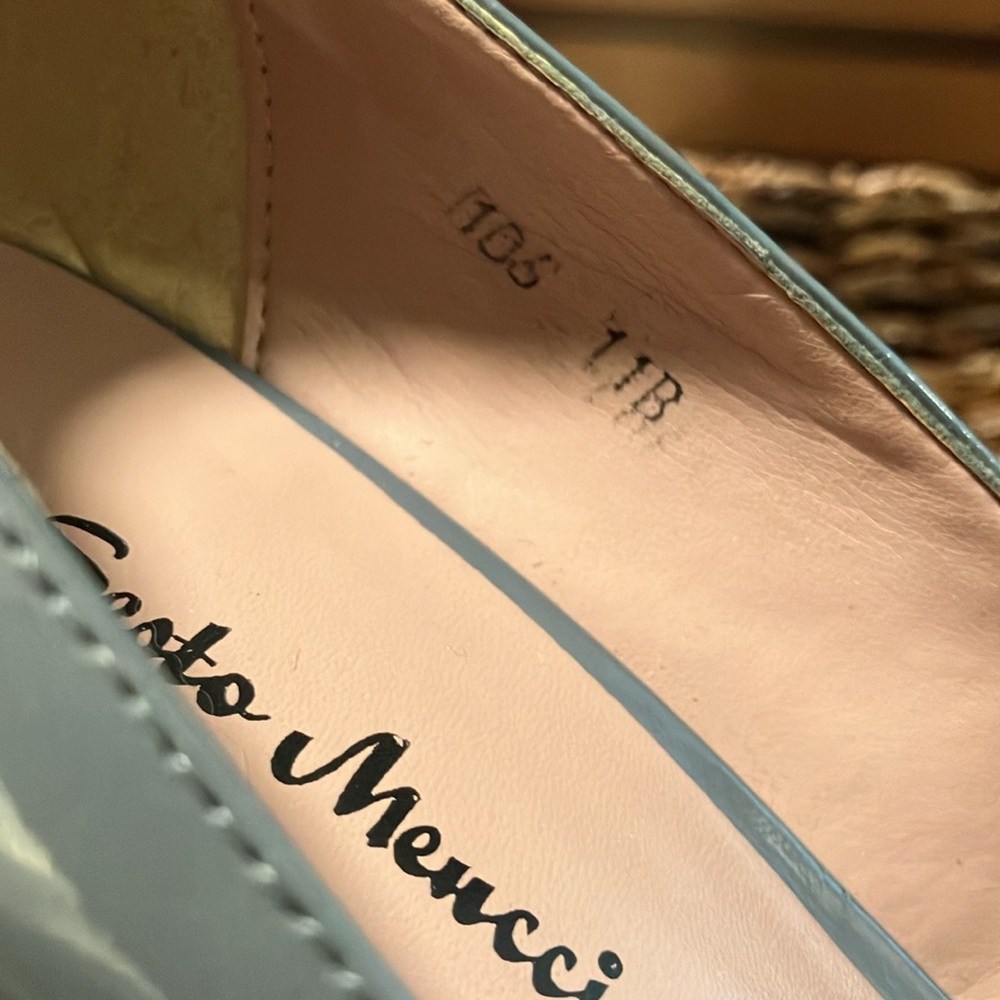 Sesto Meucci grey pumps. Size 11 never worn.